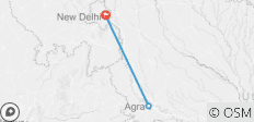  Privé rondrit Taj Mahal van 1 dag met de auto - 3 bestemmingen 