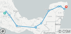  Mexiko: Nord bis Süd Erlebnisreise - 13 Destinationen 