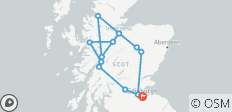  Het beste van de NC500-route in Schotland met Jaguar F-Type - GPS met gids - 14 bestemmingen 