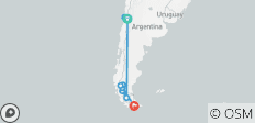  Nature sauvage et merveilles : Un voyage de Santiago à Ushuaia - 10 destinations 