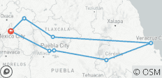  Excursión a Veracruz: Recorre Montañas, Cascadas Encantadoras y Conoce la cultura de la Costa - 8 destinos 