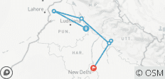  8 jours de visite privée des temples d\'or et de Holly City (pèlerinages religieux dans le Gange) en voiture depuis Chandigarh - 8 destinations 