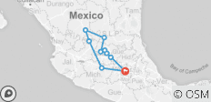  Koloniale Rundreise durch Mexiko - 10 Destinationen 
