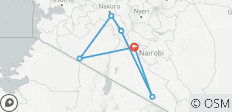  7 Tage, 6 Nächte Safari nach Masai Mara, See Nakuru, See Naivasha Und Amboseli Safari - 6 Destinationen 