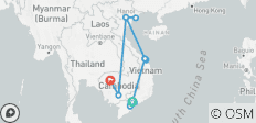  Circuit au Vietnam et au Cambodge en 15 jours - 16 destinations 