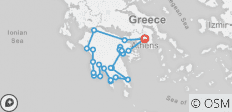  Peloponnes in voller Pracht ab Athen - 15 Tage - 25 Destinationen 