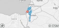  Israël &amp; Jordanië reispakket, 12 dagen - 30 bestemmingen 