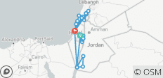  Israël juif et Pétra, 9 jours - 25 destinations 