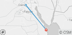  Caïro \'s nachts privéreis vanuit Hurghada - 4 bestemmingen 