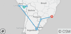  The Explorer (Train To Machu Picchu, 18 Days) - 15 destinations 
