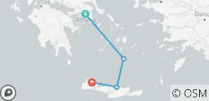  Athen, Santorini &amp; Kreta Rundreise - 8 Tage (Standard) - 4 destinations 
