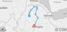  Nordäthiopien Rundreise - 12 Tage - 9 Destinationen 