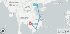  Classique Vietnam et Cambodge 14 jours 13 nuits - 9 destinations 
