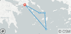  3 Greek Islands &amp; Athens Tour - 9 Days - Premium - 5 destinations 
