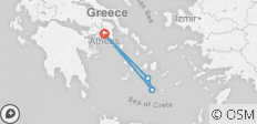  Athens, Ios &amp; Santorini Tour - 9 Days - Standard - 4 destinations 