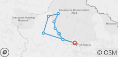  Dhaulagiri Circuit Trek -15 dagen - 10 bestemmingen 