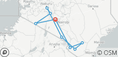  11 dagen Fascinatie Afrika - Nairobi - 9 bestemmingen 