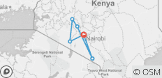  Masai Mara and Amboseli - 6 destinations 