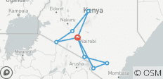  Kenia Safari ab Nairobi - 12 Tage - 9 Destinationen 