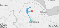  Heritages of Northern Ethiopia - 10 destinations 