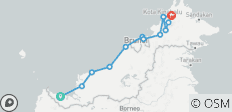  14-Day Trans-Borneo Road Bike - 14 destinations 