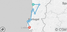  Fietstocht door Portugal - Porto naar Lissabon - 9 bestemmingen 
