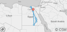  Ägypten Rundreise - Kairo, Alexandria, Nil Kreuzfahrt &amp; Abu Simbel (11 Tage) - 7 Destinationen 