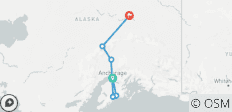  Circuit d\'aventure de 13 jours avec hébergement en Alaska - 6 destinations 