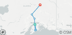 13-Day Alaskan Highlight Lodging Adventure Tour - 6 destinations 