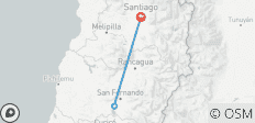  4 - Days Self Drive @ Wine Region in Santiago de Chile, Colchagua Valley - 3 destinations 