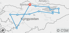  Kyrgyzstan: Meren, valleien, canyons en nomadenleven - 13 bestemmingen 