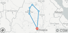  Northern Ethiopia 7 Days - 6 destinations 