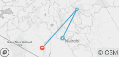  Mt. Kenia Masai Mara 8 dagen - 3 bestemmingen 