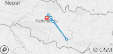  Mountain Biking Tour | Kathmandu Valley Rim Tour - 6 destinations 