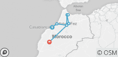  Imperial Morocco &amp; The Blue City - 8 Days - 8 destinations 
