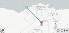  Gizeh, Caïro of Alexandrië Tour Custom Gemaakte Rondreis - 7 bestemmingen 