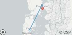  Einzigartige Mietwagenrundreise im Chilenischen Seengebiet: Puerto Varas, Chiloe, Caulin, Castro, Ancud &amp; Frutillar - 5 Destinationen 