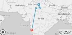  Super Saver Golden Triangle Tour With Goa - 4 destinations 