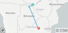  Victoria Falls, Chobe Safari &amp; Soweto Tour: 5 Days - 4 destinations 