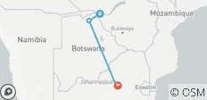  Viktoriafälle, Chobe Safari &amp; Soweto Rundreise: 5 Tage - 4 Destinationen 