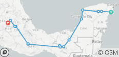  Circuit des ruines mayas : Découvrez les plages, les cénotes et les ruines de la Rivera Maya. - 16 destinations 