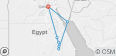  Paquete descubre el Cairo, crucero por el Nilo y vacaciones en Sharm el Sheij 12 días 5 estrellas - 7 destinos 