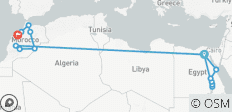  16 días por Egipto y Marruecos - 14 destinos 