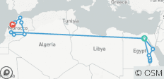  16-Day Around Egypt and Morocco - 14 destinations 