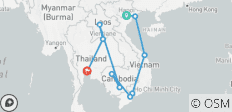  Indochina Tour with Bangkok Extension 21 Days - 10 destinations 