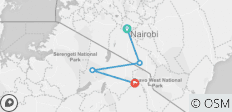  Ultimative Amboseli Ngorongoro Safari - 5 Tage - 4 Destinationen 