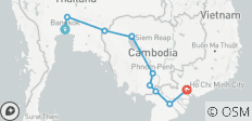  The Grand Tours Cycling across three countries of Indochina - 10 destinations 