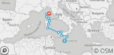  Malta, Sizilien, Sardinien und Korsika - 12 Destinationen 