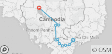  Kambodscha &amp; Vietnam Mekong-Kreuzfahrt an Bord der Mekong Navigator (stromaufwärts) - 10 Destinationen 