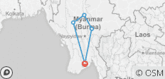  Myanmar Kostprobe - 5 Destinationen 
